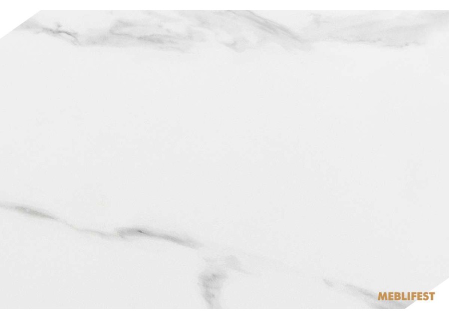 Обідній розкладний стіл Atlas-105R Snow White Matt