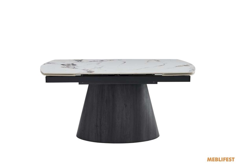 Обідній розкладний стіл Clement-T PP White Glossy 160