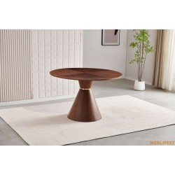 Обідній стіл Adison R120 Natural Walnut - 01