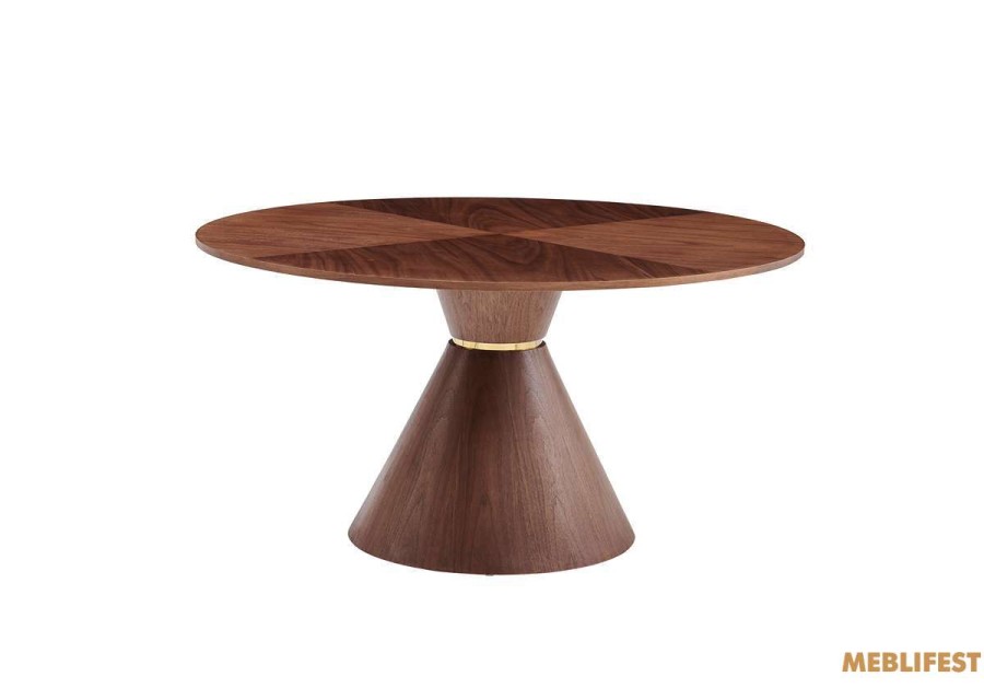 Обідній стіл Adison R120 Natural Walnut - 01
