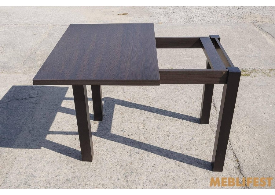 Обідній стіл - трансформер Ажур Венге/Венге Магія