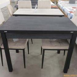 Обідній стіл - трансформер Ажур Венге/вугільний камінь