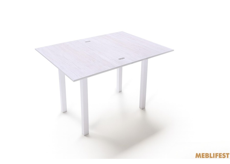 Обідній стіл - трансформер Ажур Білий/Аляска