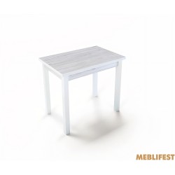 Обідній стіл - трансформер Ажур Білий/Аляска