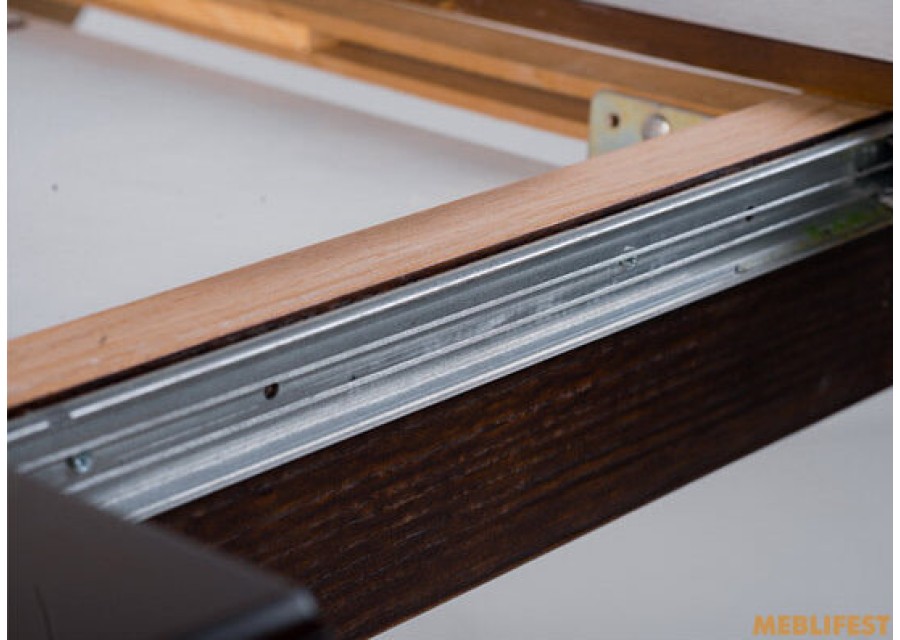 Круглий  розкладний обідній стіл Анжеліка Венге