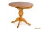 Круглий  розкладний обідній стіл Анжеліка Натуральний