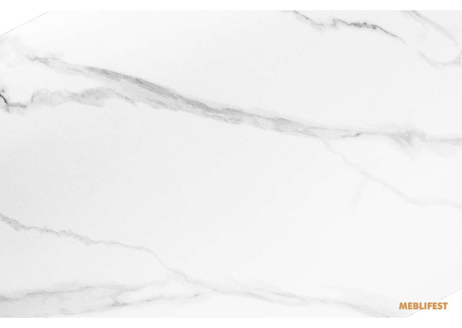 Обідній розкладний стіл  Connor Snow White Matt 90