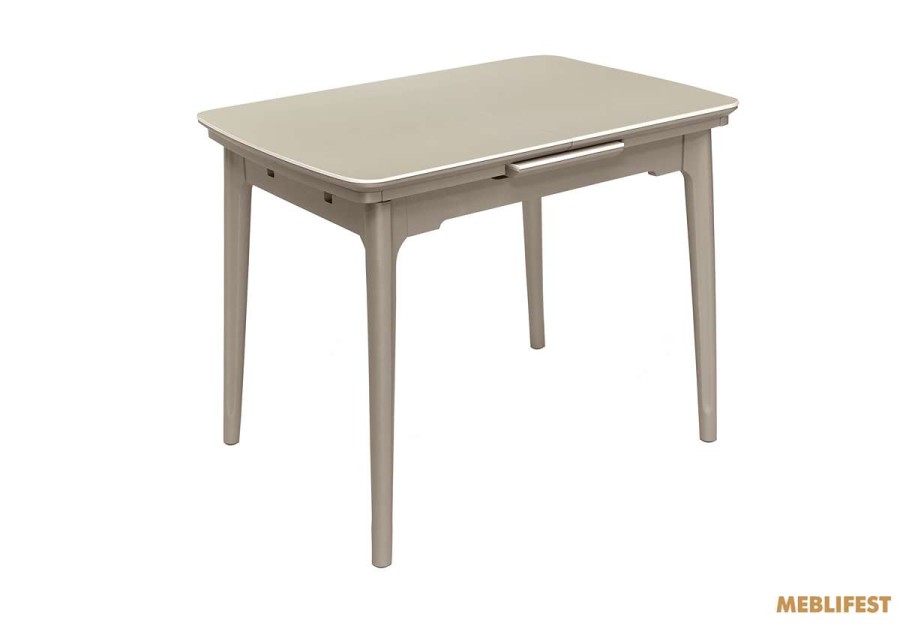 Обідній розкладний стіл Askold Mia White Matt 95