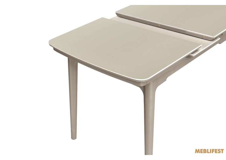 Обідній розкладний стіл Askold Mia White Matt 95