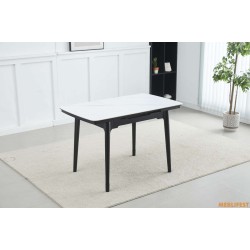 Обідній розкладний стіл Askold Snow White Matt 95