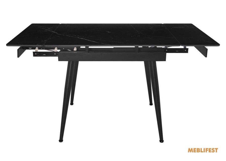 Обідній розкладний стіл  Connor Shks Black Matt 90