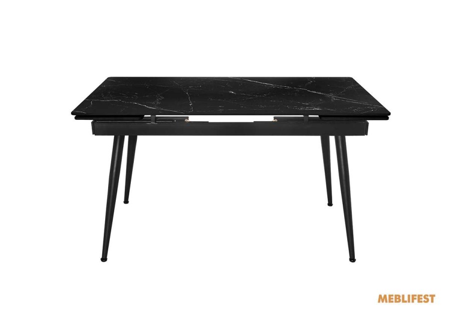 Обідній розкладний стіл  Connor Shks Black Matt 120