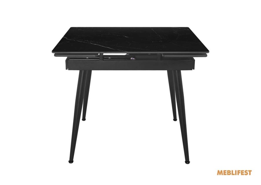 Обідній розкладний стіл  Connor Shks Black Matt 90