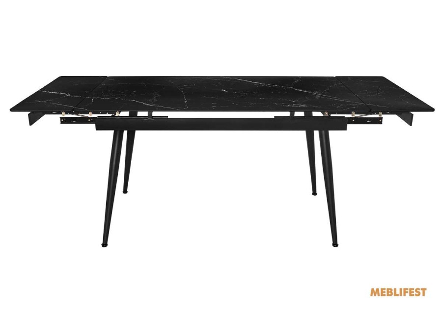 Обідній розкладний стіл  Connor Shks Black Matt 120