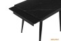 Обідній розкладний стіл  Connor Shks Black Matt 90