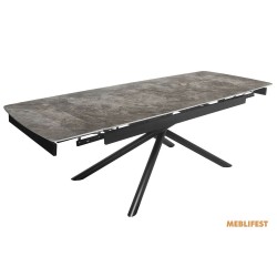 Обідній розкладний стіл Baolai Grey Glossy