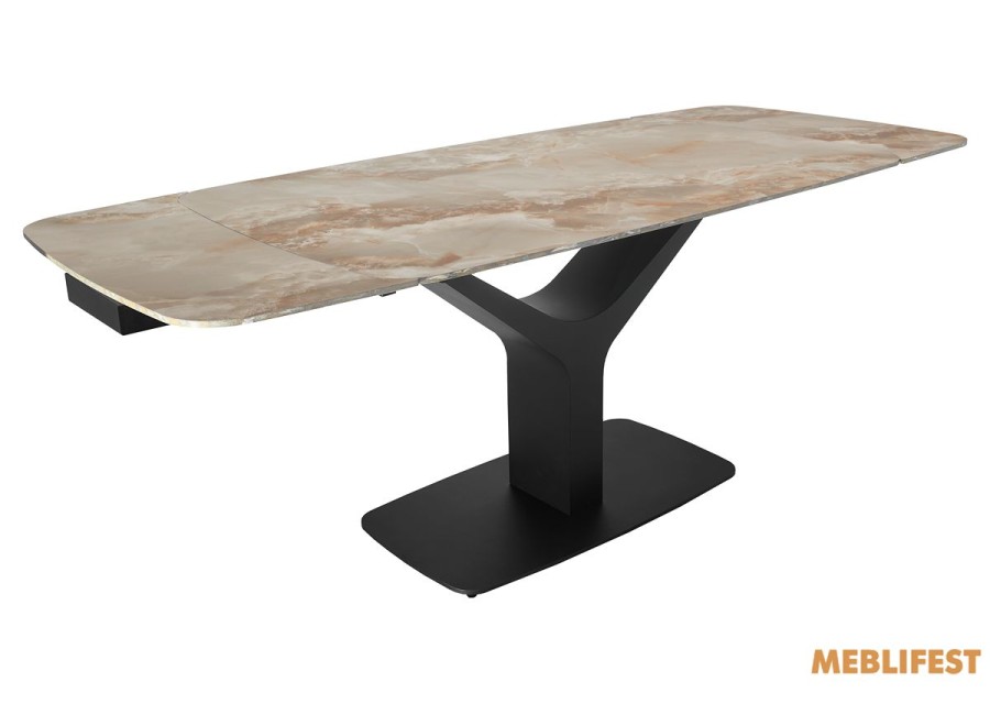 Обідній розкладний стіл Gunnar Agate Glossy