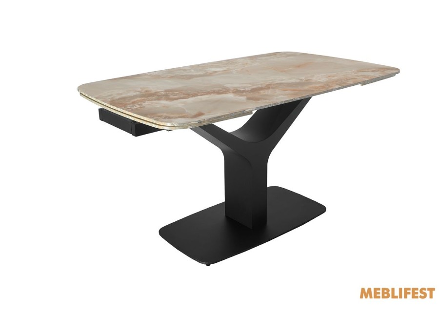 Обідній розкладний стіл Gunnar Agate Glossy