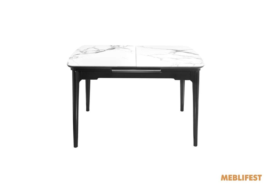 Обідній розкладний стіл Askold BL White Glossy 120