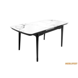 Обідній розкладний стіл Askold BL White Glossy 140