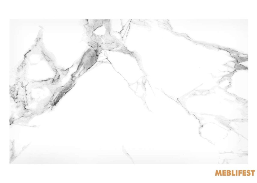 Обідній розкладний стіл Askold BL White Glossy 120