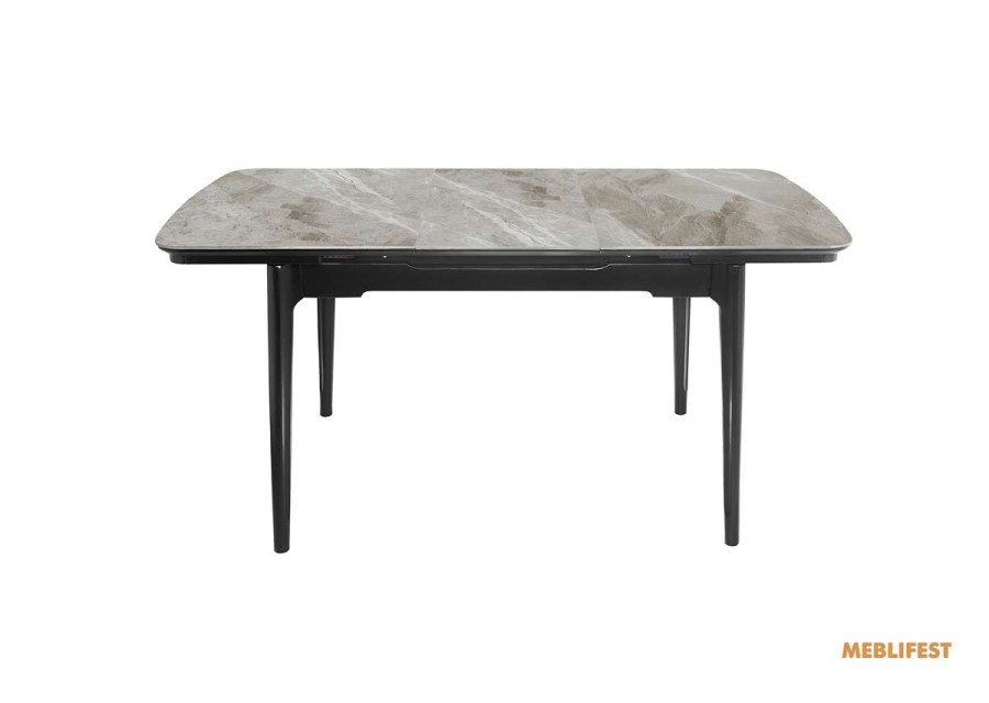 Обідній розкладний стіл Askold Italy Grey Glossy 120