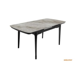 Обідній розкладний стіл Askold Italy Grey Glossy 140