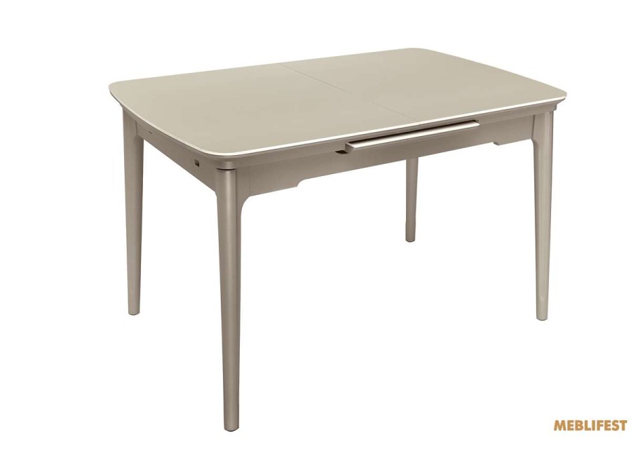 Обідній розкладний стіл Askold Mia White Matt 140