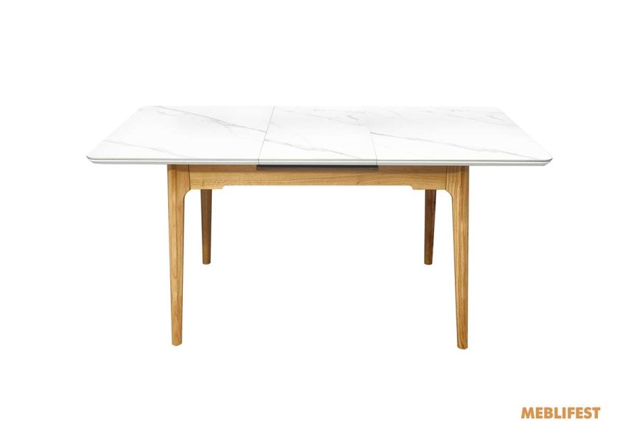 Обідній розкладний стіл Askold Nature Snow White Matt