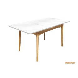 Обідній розкладний стіл Askold Nature Snow White Matt