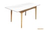 Обідній розкладний стіл Askold Nature Snow White Matt