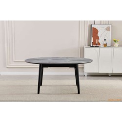 Обідній розкладний стіл Askold R Pradas Grey Glossy 160