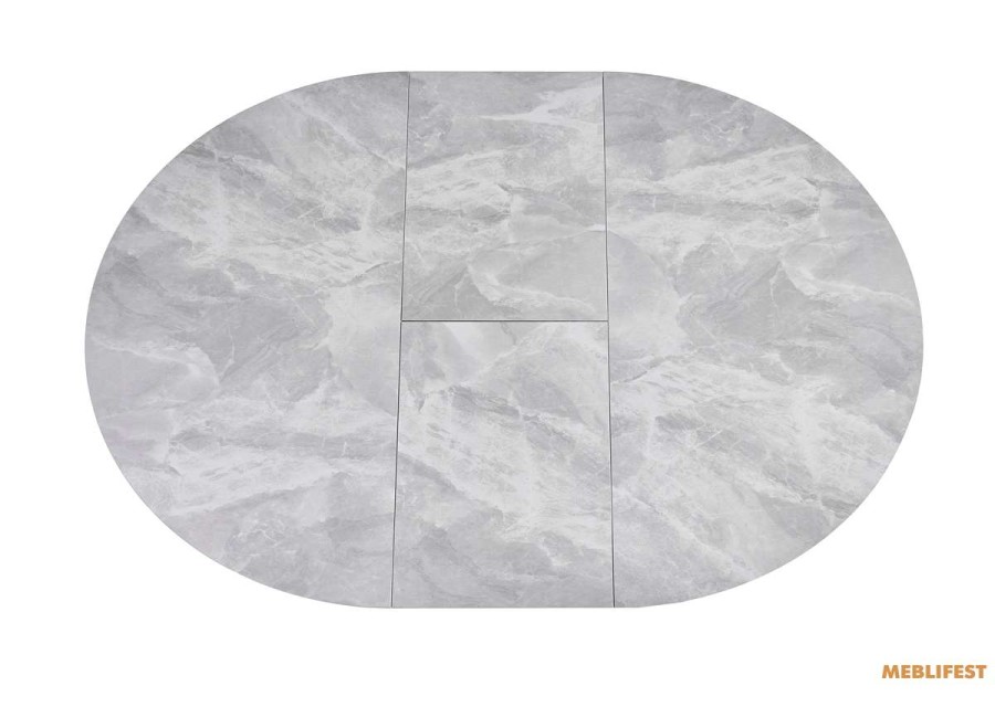 Обідній розкладний стіл Askold R Pradas Grey Glossy 160