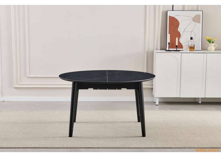 Обідній розкладний стіл Askold R Shks Black Matt