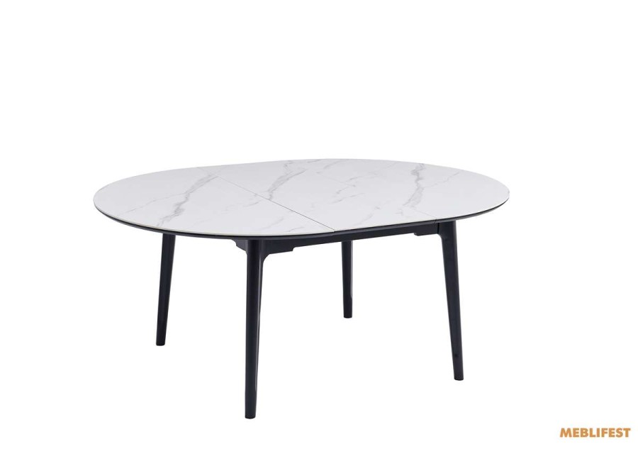 Обідній розкладний стіл Askold R Snow White Matt 135