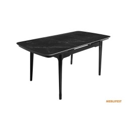 Обідній розкладний стіл Askold Shks Black Matt 110