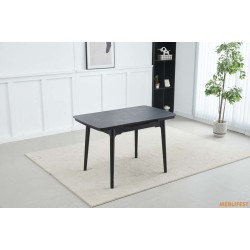 Обідній розкладний стіл Askold Shks Black Matt 95