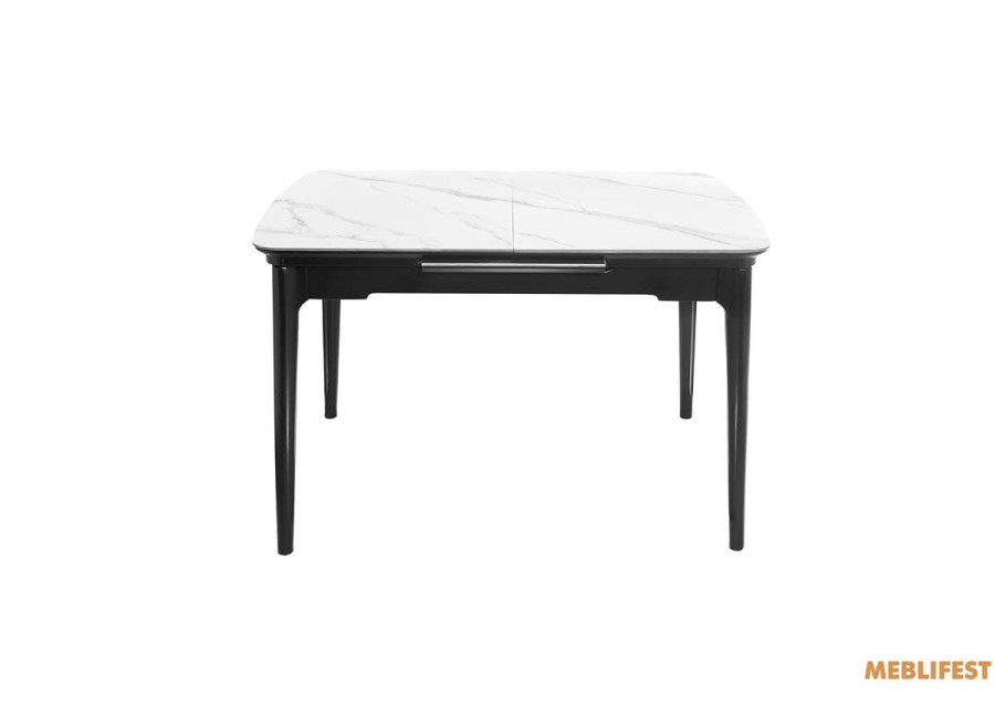 Обідній розкладний стіл Askold Snow White Matt 120