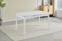 Обідній розкладний стіл Askold  White Legs Snow White Matt 120