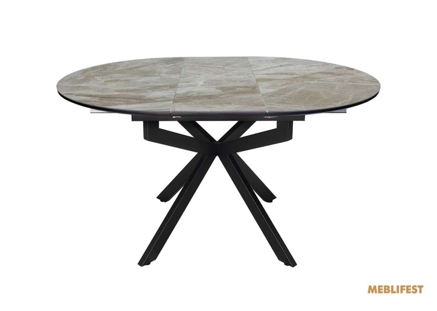 Обідній розкладний стіл Atlas-105R Italy Grey Glossy