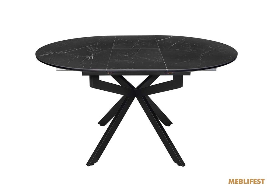 Обідній розкладний стіл Atlas-105R Shks Black Matt