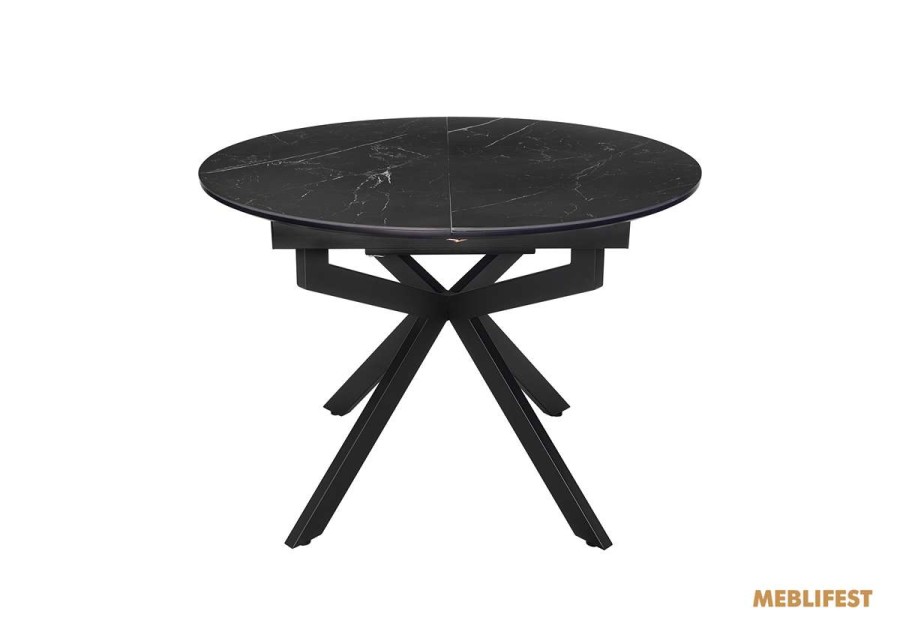 Обідній розкладний стіл Atlas-105R Shks Black Matt