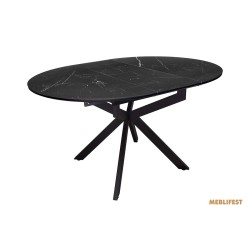 Обідній розкладний стіл Atlas-105R Shks Black Matt