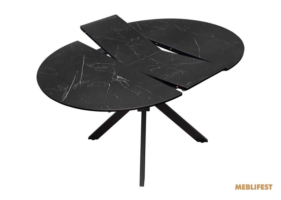 Обідній розкладний стіл Atlas-105R Shks Black Matt