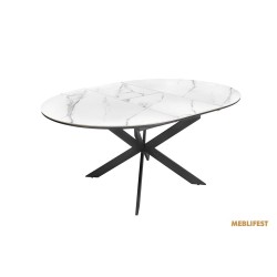 Обідній розкладний стіл Atlas-120R Snow White Matt