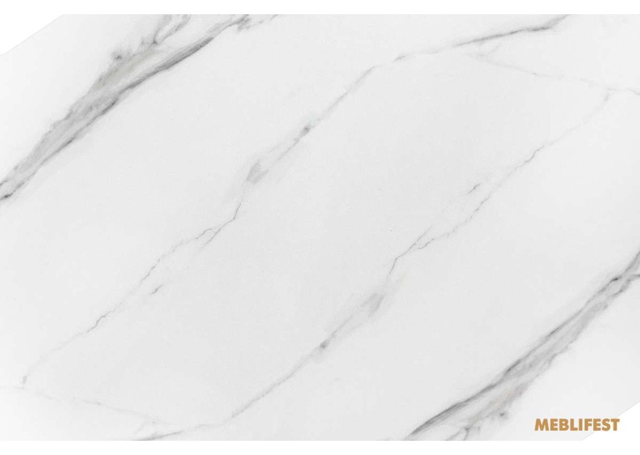 Обідній розкладний стіл Atlas-120R Snow White Matt