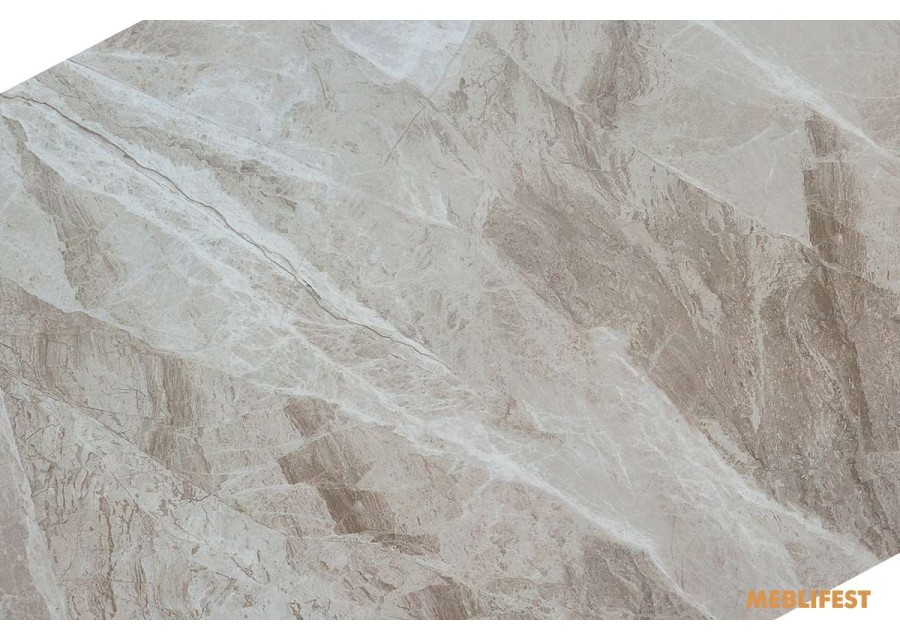 Обідній розкладний стіл Clement Italy Grey Glossy 