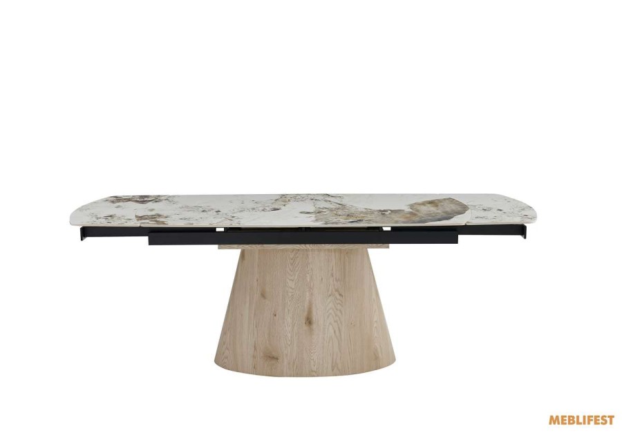 Обідній розкладний стіл Clement-T Wood Pandora Glossy 