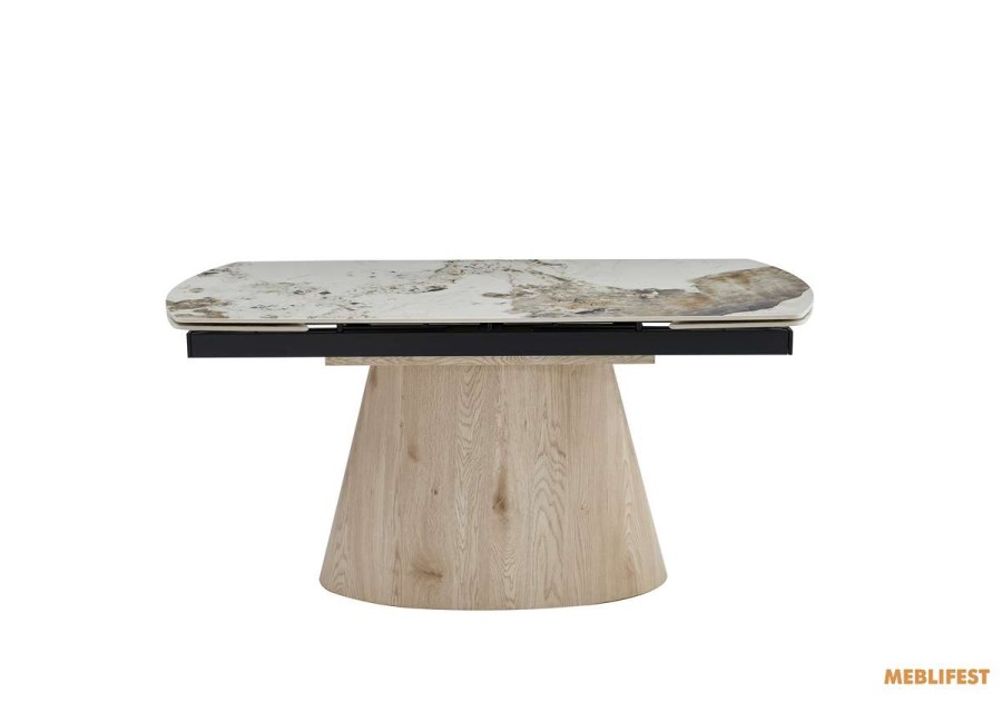 Обідній розкладний стіл Clement-T Wood Pandora Glossy 