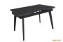 Обідній розкладний стіл Genry Shks Black Matt 120